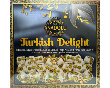 Лукум султан с фисташками двойной обжарки ANADOLU Турция 500 гр
