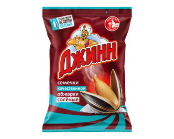 Семена подсолнечника ДЖИНН Солнечный Великан солёные 100 гр