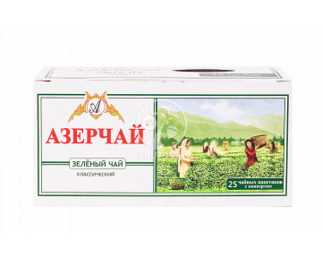 Азерчай зелёный 25 пакетиков